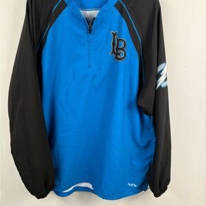 Boombah Blue & Black Quarter Zip Pullover | Men’s 2XL | Baseball Athletic